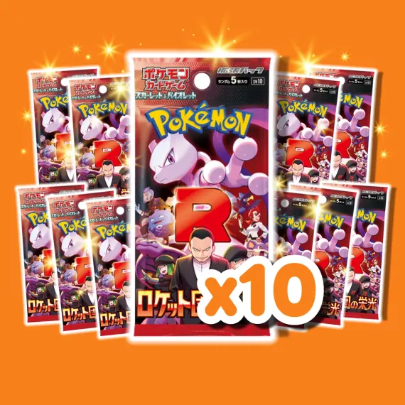 Pokemon Glory of Team Rocket Booster Pakke Bundle x10 Japansk